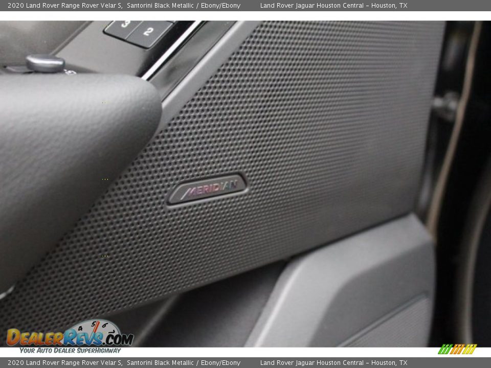 2020 Land Rover Range Rover Velar S Santorini Black Metallic / Ebony/Ebony Photo #11
