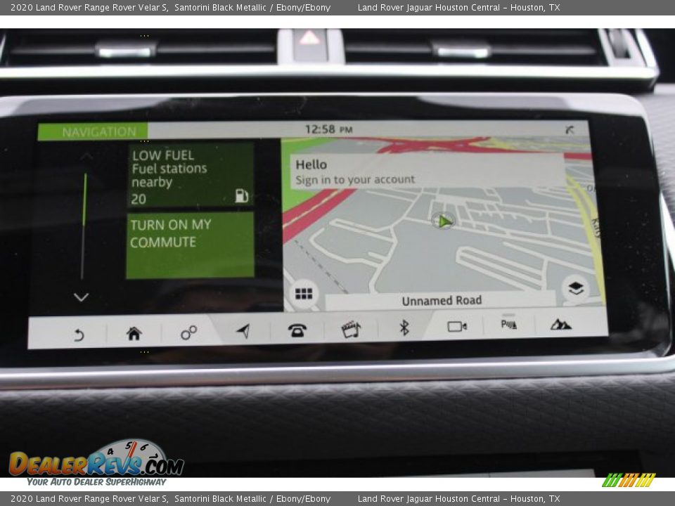 2020 Land Rover Range Rover Velar S Santorini Black Metallic / Ebony/Ebony Photo #14