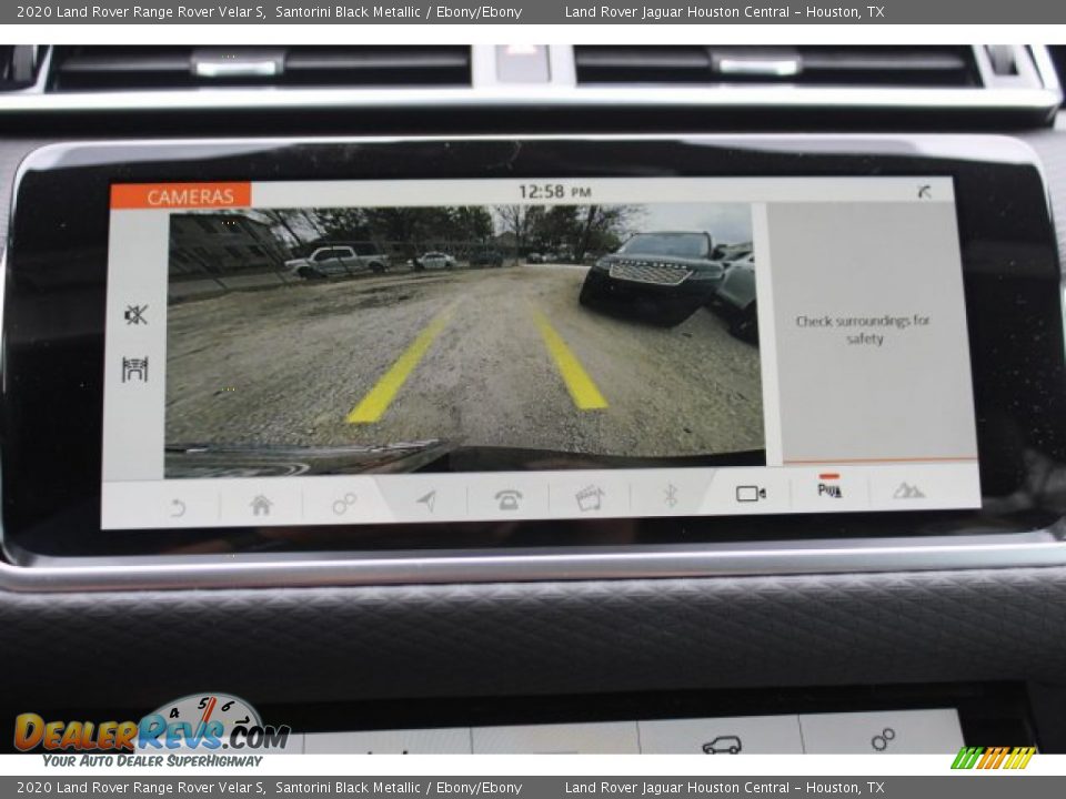 2020 Land Rover Range Rover Velar S Santorini Black Metallic / Ebony/Ebony Photo #15