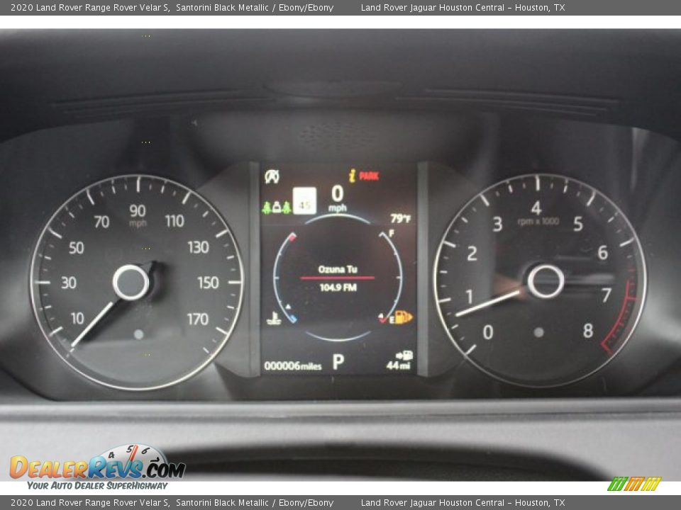 2020 Land Rover Range Rover Velar S Santorini Black Metallic / Ebony/Ebony Photo #19