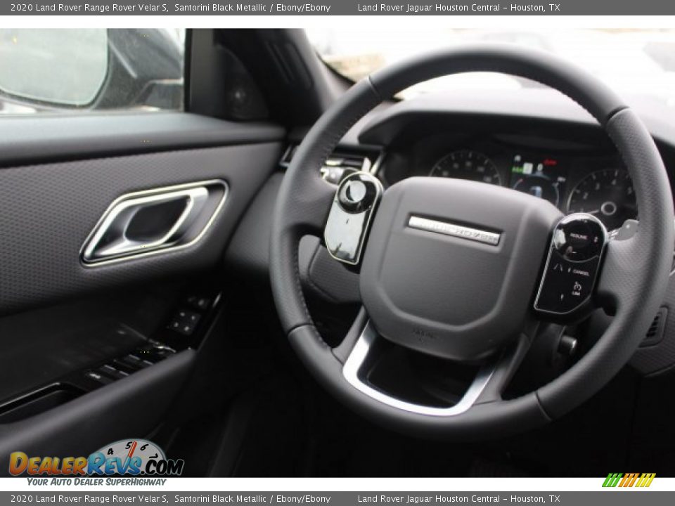 2020 Land Rover Range Rover Velar S Santorini Black Metallic / Ebony/Ebony Photo #24