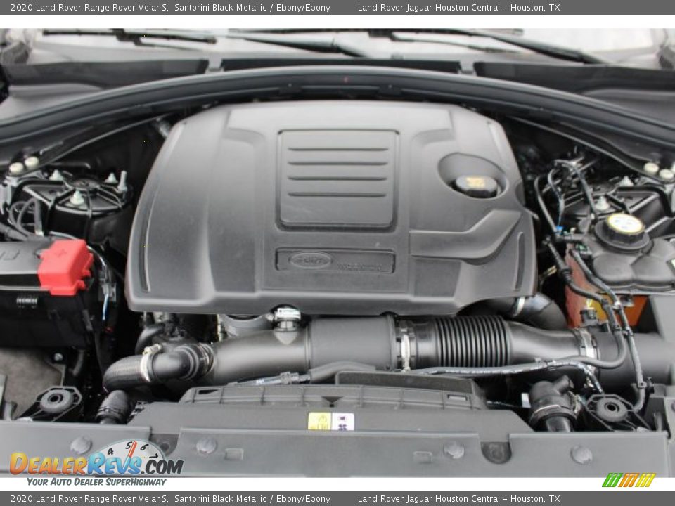 2020 Land Rover Range Rover Velar S Santorini Black Metallic / Ebony/Ebony Photo #27
