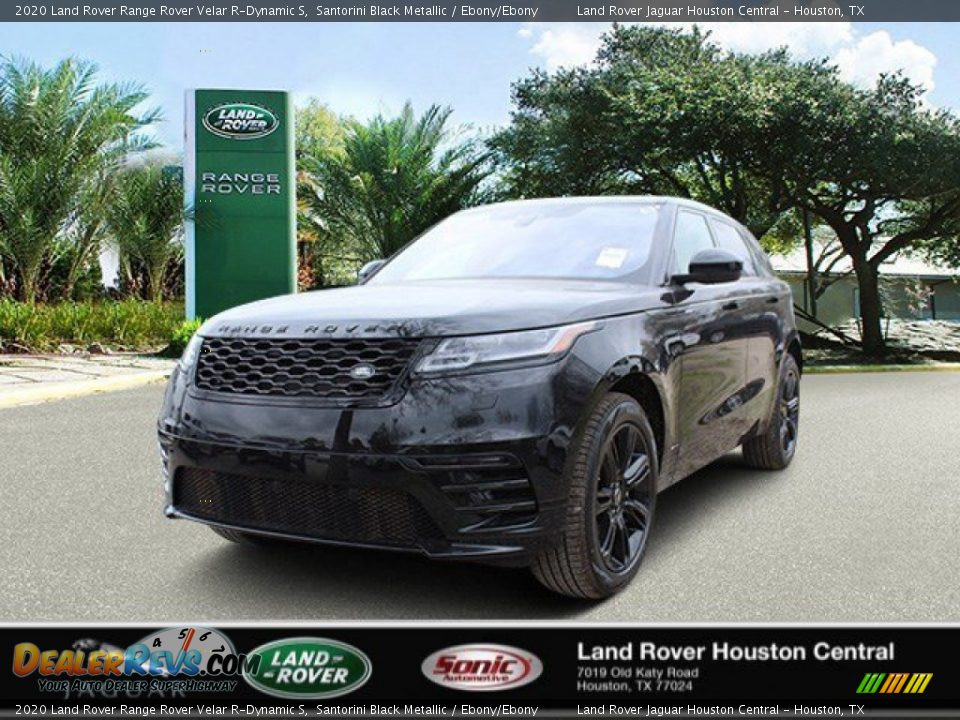 2020 Land Rover Range Rover Velar R-Dynamic S Santorini Black Metallic / Ebony/Ebony Photo #1