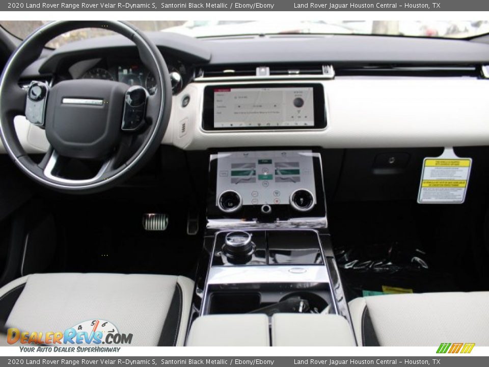 2020 Land Rover Range Rover Velar R-Dynamic S Santorini Black Metallic / Ebony/Ebony Photo #4