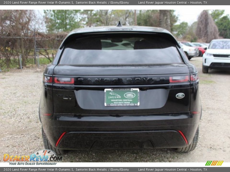 2020 Land Rover Range Rover Velar R-Dynamic S Santorini Black Metallic / Ebony/Ebony Photo #7