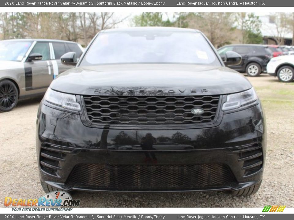 2020 Land Rover Range Rover Velar R-Dynamic S Santorini Black Metallic / Ebony/Ebony Photo #8