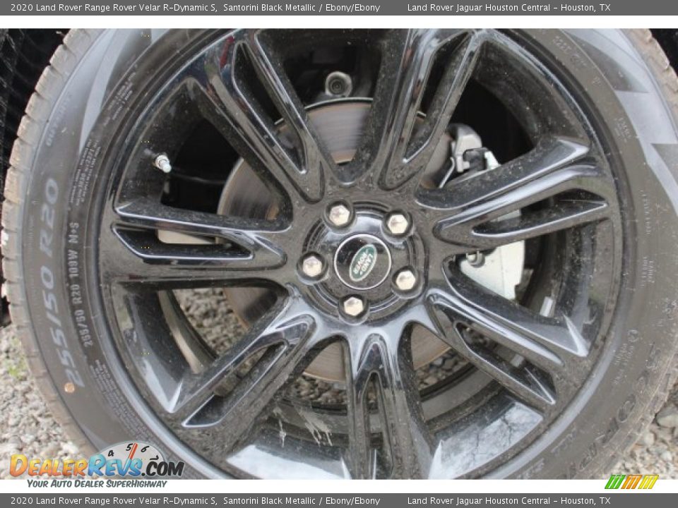 2020 Land Rover Range Rover Velar R-Dynamic S Santorini Black Metallic / Ebony/Ebony Photo #9