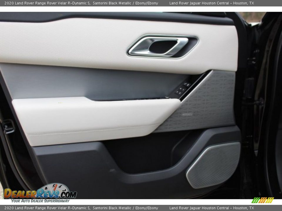 2020 Land Rover Range Rover Velar R-Dynamic S Santorini Black Metallic / Ebony/Ebony Photo #10