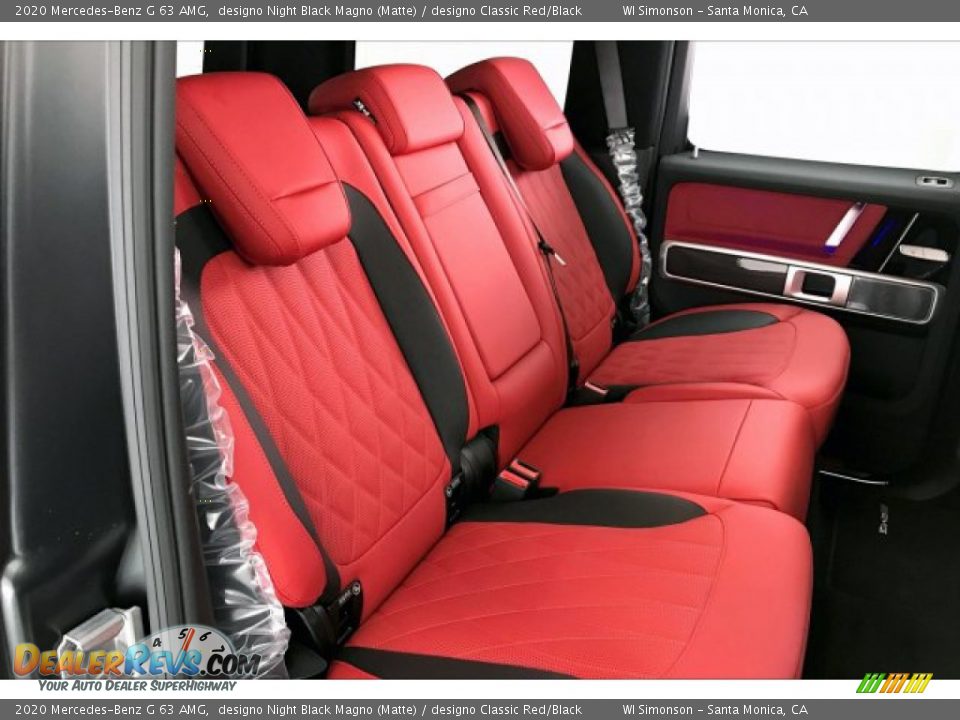 Rear Seat of 2020 Mercedes-Benz G 63 AMG Photo #13