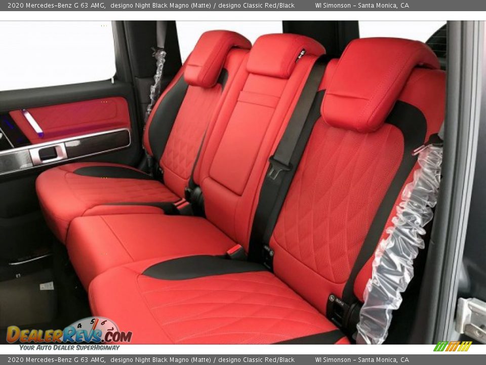 Rear Seat of 2020 Mercedes-Benz G 63 AMG Photo #15