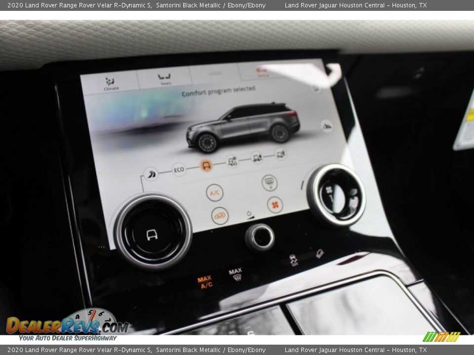 2020 Land Rover Range Rover Velar R-Dynamic S Santorini Black Metallic / Ebony/Ebony Photo #15