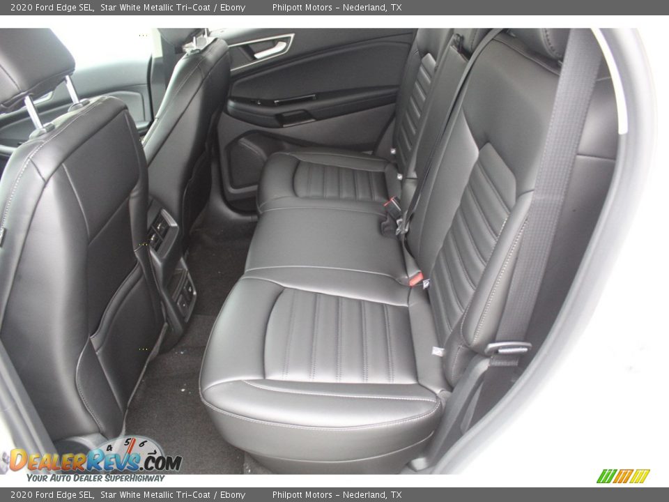 2020 Ford Edge SEL Star White Metallic Tri-Coat / Ebony Photo #21