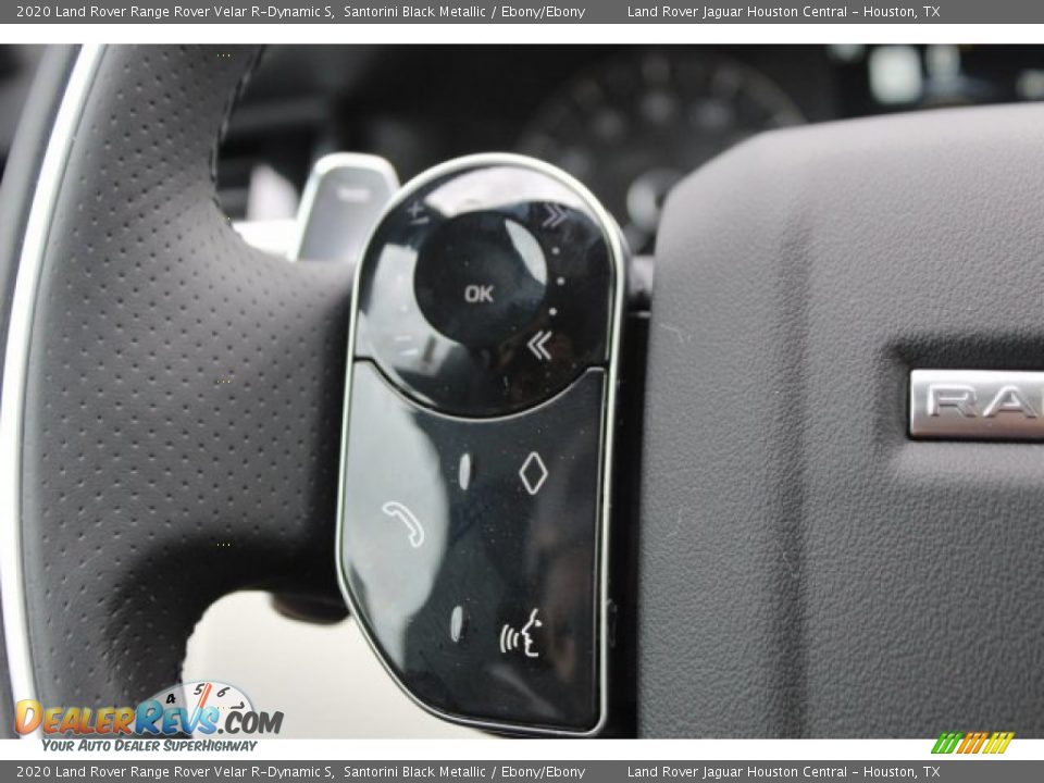 2020 Land Rover Range Rover Velar R-Dynamic S Santorini Black Metallic / Ebony/Ebony Photo #18