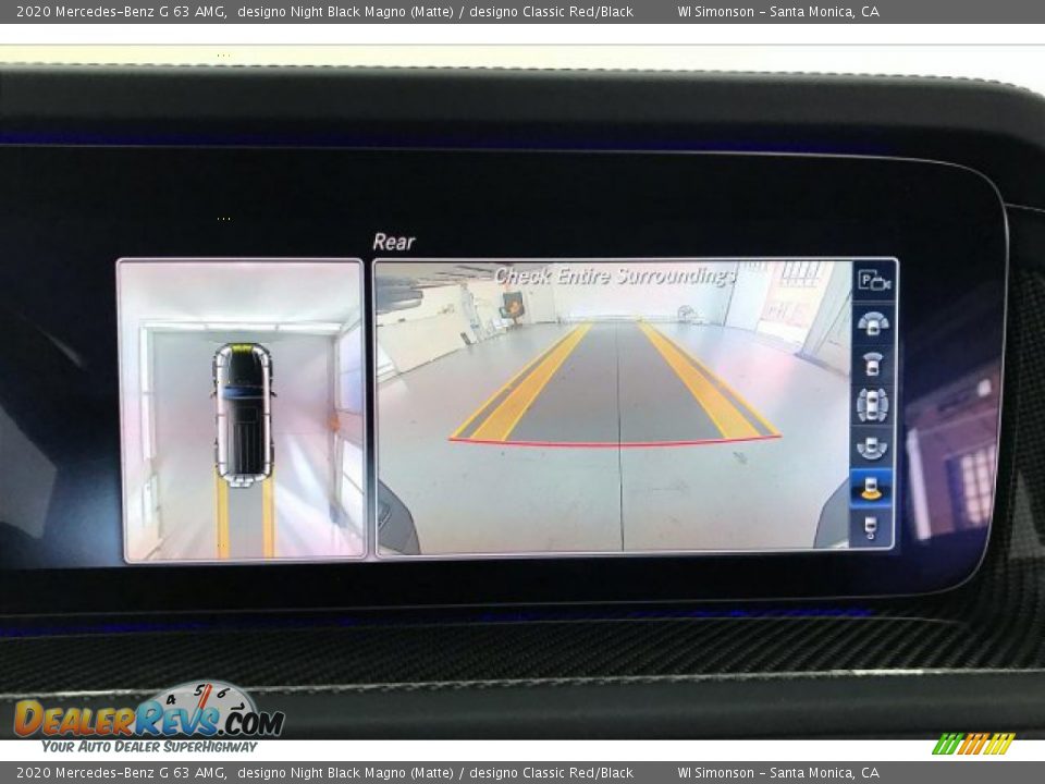 2020 Mercedes-Benz G 63 AMG designo Night Black Magno (Matte) / designo Classic Red/Black Photo #21