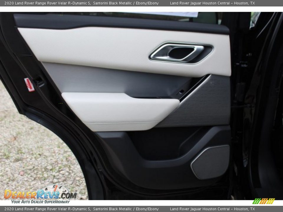 2020 Land Rover Range Rover Velar R-Dynamic S Santorini Black Metallic / Ebony/Ebony Photo #22