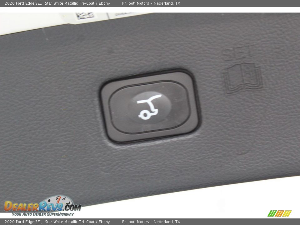 2020 Ford Edge SEL Star White Metallic Tri-Coat / Ebony Photo #25