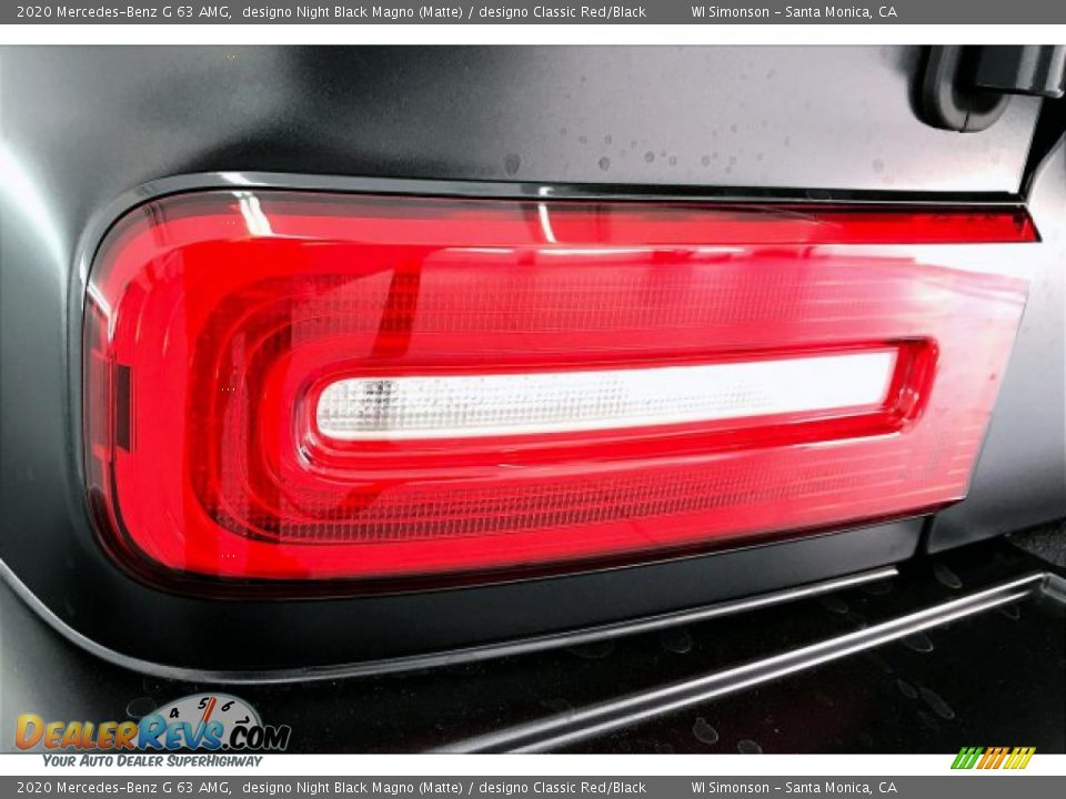 2020 Mercedes-Benz G 63 AMG designo Night Black Magno (Matte) / designo Classic Red/Black Photo #26