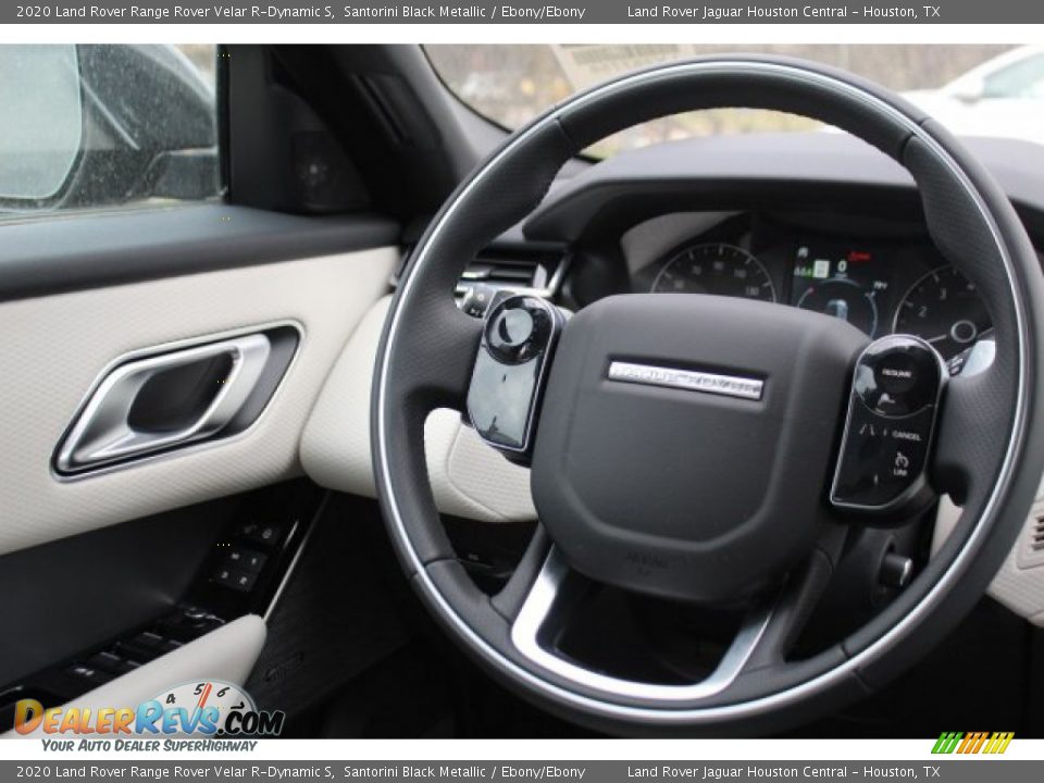 2020 Land Rover Range Rover Velar R-Dynamic S Santorini Black Metallic / Ebony/Ebony Photo #25