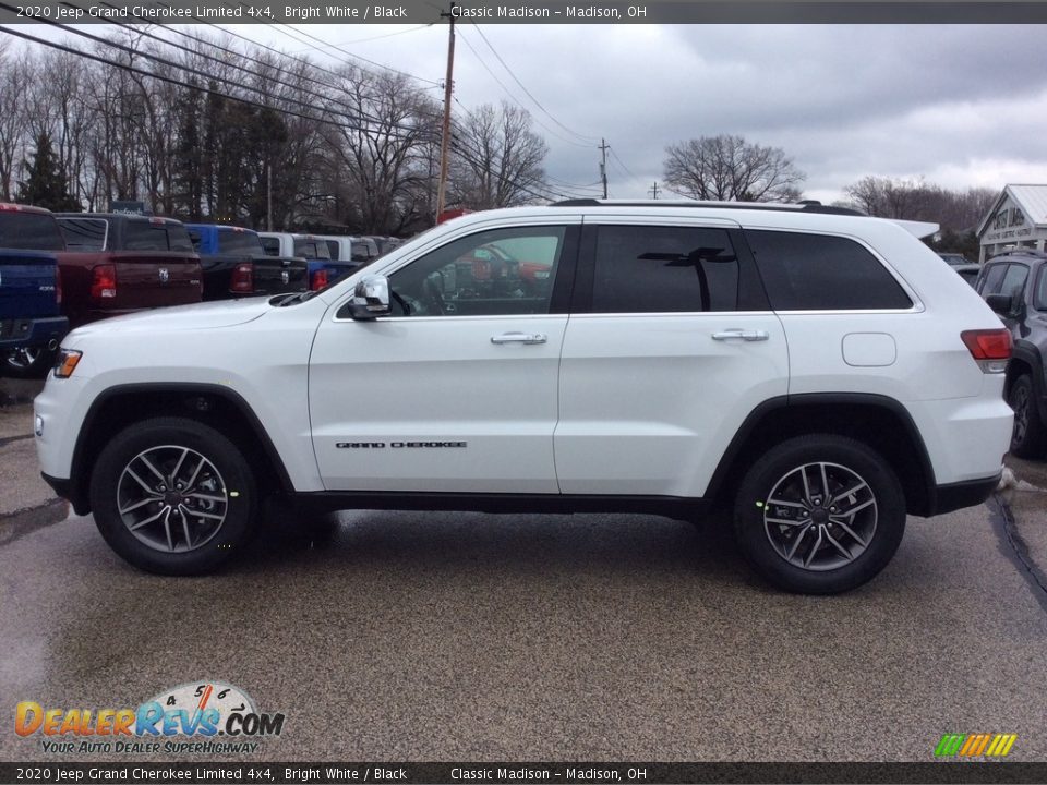 2020 Jeep Grand Cherokee Limited 4x4 Bright White / Black Photo #6