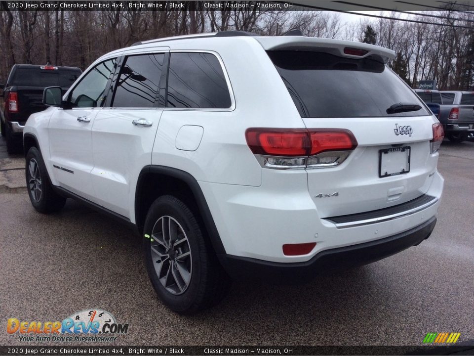 2020 Jeep Grand Cherokee Limited 4x4 Bright White / Black Photo #7