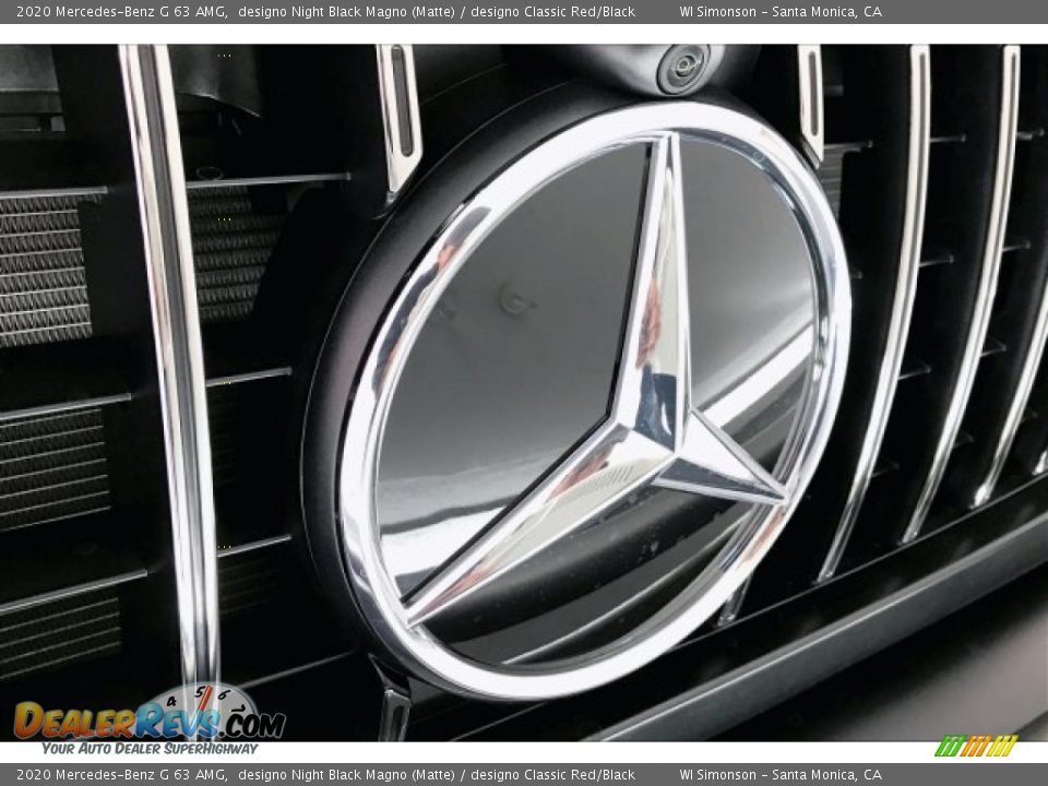 2020 Mercedes-Benz G 63 AMG designo Night Black Magno (Matte) / designo Classic Red/Black Photo #33