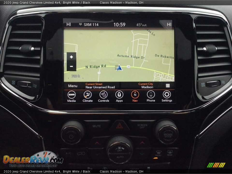 2020 Jeep Grand Cherokee Limited 4x4 Bright White / Black Photo #16