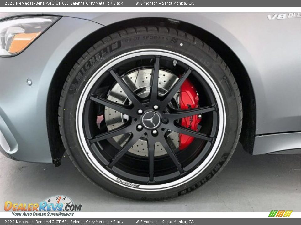 2020 Mercedes-Benz AMG GT 63 Selenite Grey Metallic / Black Photo #8