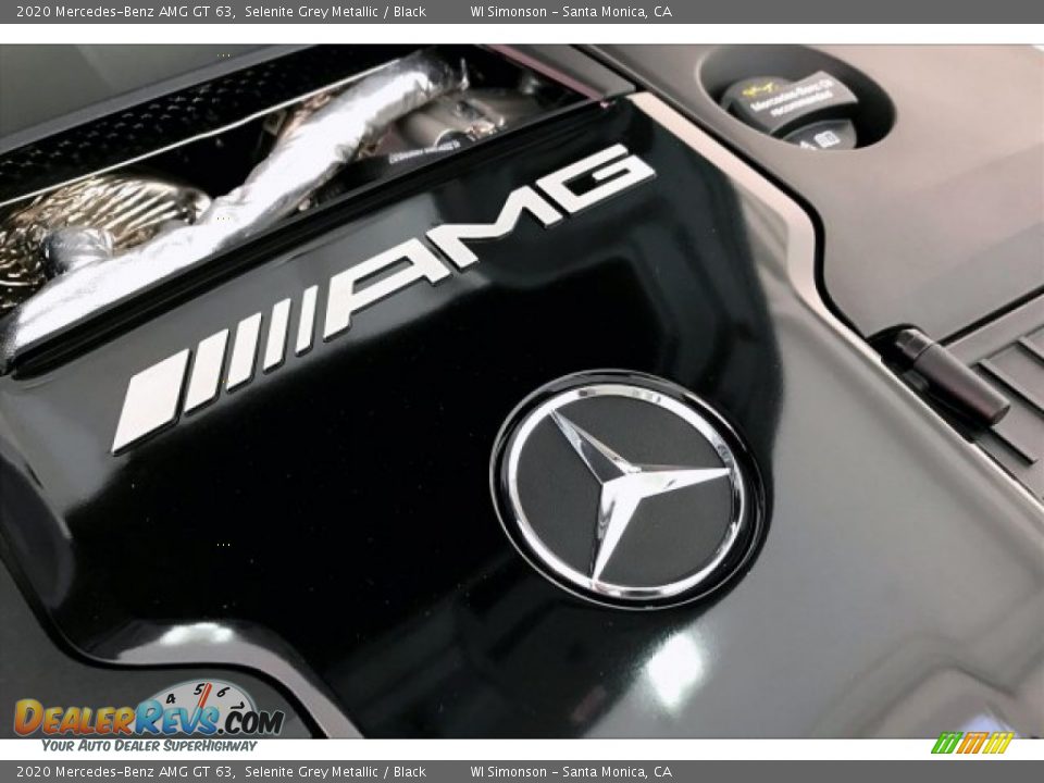 2020 Mercedes-Benz AMG GT 63 Selenite Grey Metallic / Black Photo #31
