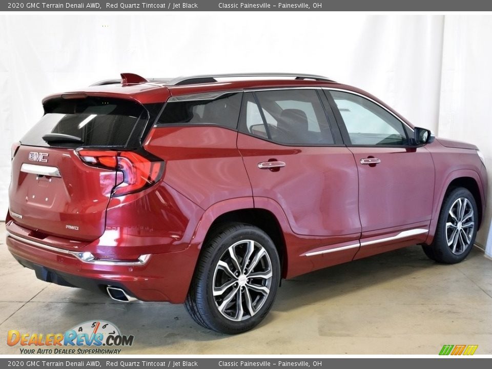 2020 GMC Terrain Denali AWD Red Quartz Tintcoat / Jet Black Photo #3