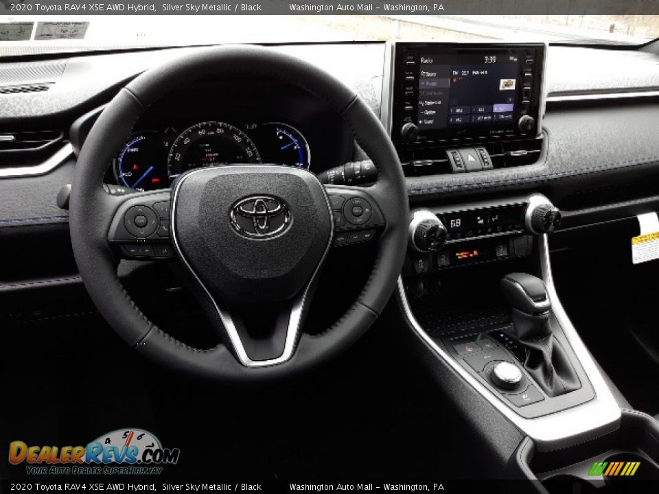 2020 Toyota RAV4 XSE AWD Hybrid Silver Sky Metallic / Black Photo #3