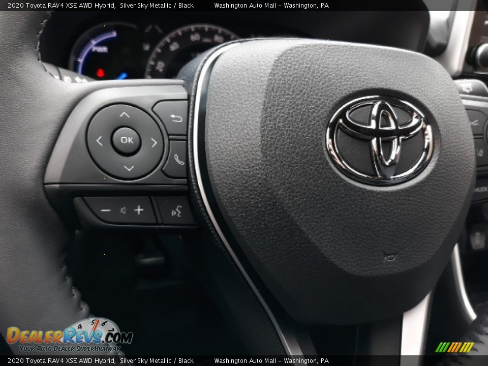 2020 Toyota RAV4 XSE AWD Hybrid Silver Sky Metallic / Black Photo #5