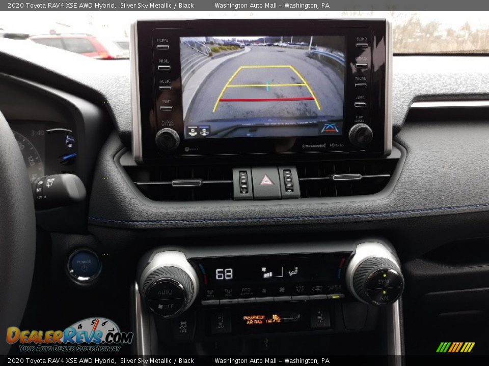 2020 Toyota RAV4 XSE AWD Hybrid Silver Sky Metallic / Black Photo #12