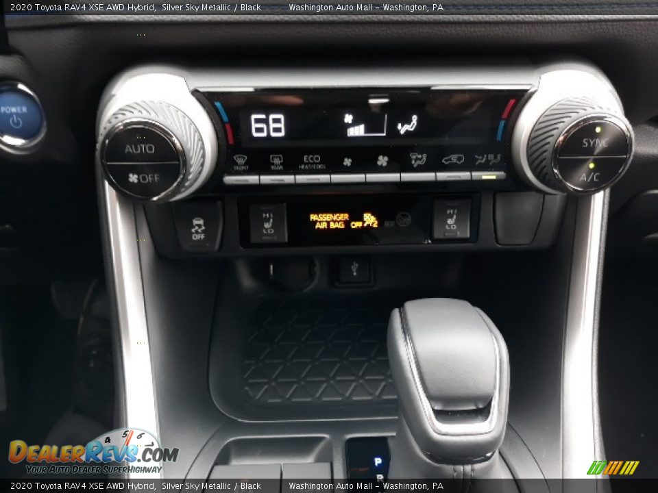 2020 Toyota RAV4 XSE AWD Hybrid Silver Sky Metallic / Black Photo #13