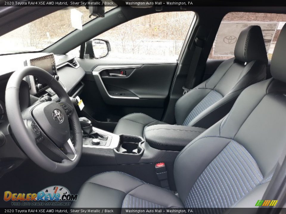 2020 Toyota RAV4 XSE AWD Hybrid Silver Sky Metallic / Black Photo #23