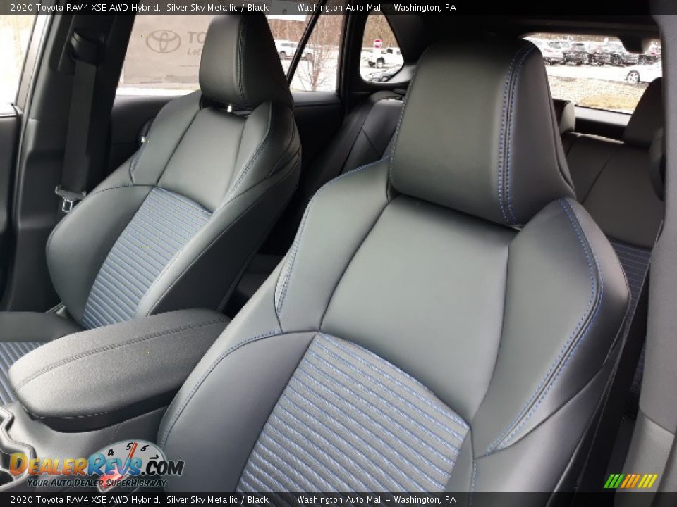 2020 Toyota RAV4 XSE AWD Hybrid Silver Sky Metallic / Black Photo #24