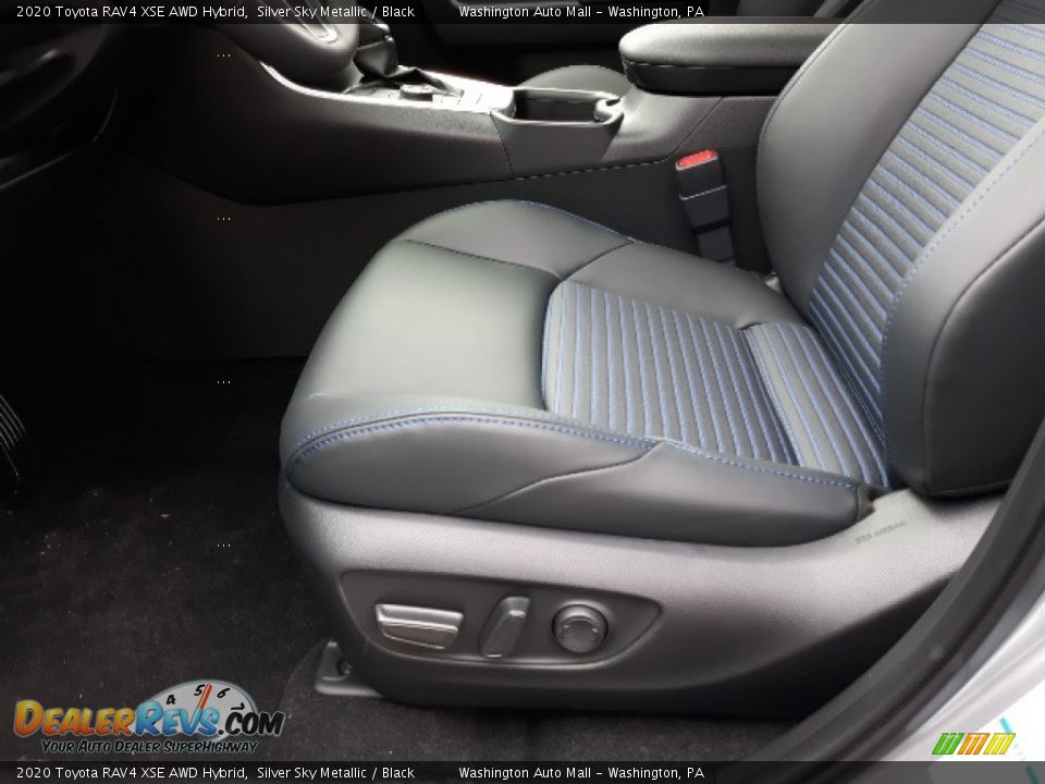 2020 Toyota RAV4 XSE AWD Hybrid Silver Sky Metallic / Black Photo #25