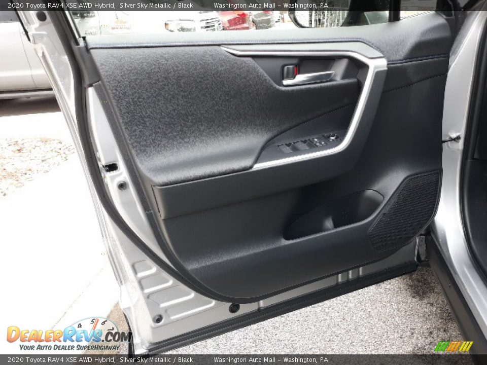 2020 Toyota RAV4 XSE AWD Hybrid Silver Sky Metallic / Black Photo #26