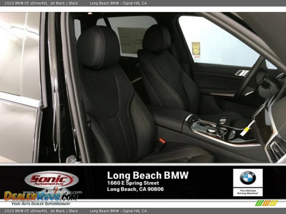 2020 BMW X5 sDrive40i Jet Black / Black Photo #6