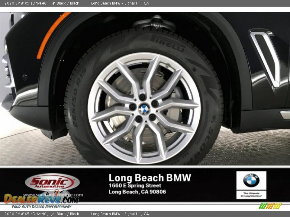 2020 BMW X5 sDrive40i Jet Black / Black Photo #8