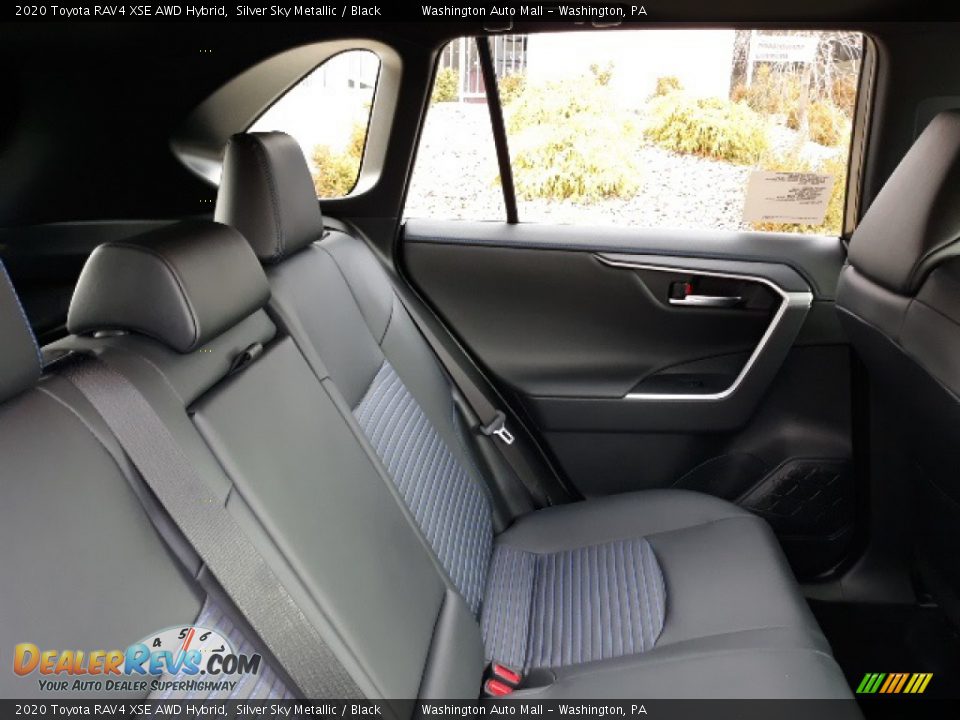 2020 Toyota RAV4 XSE AWD Hybrid Silver Sky Metallic / Black Photo #35