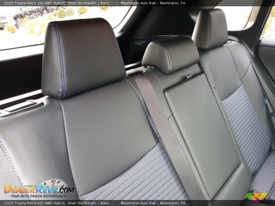 2020 Toyota RAV4 XSE AWD Hybrid Silver Sky Metallic / Black Photo #36