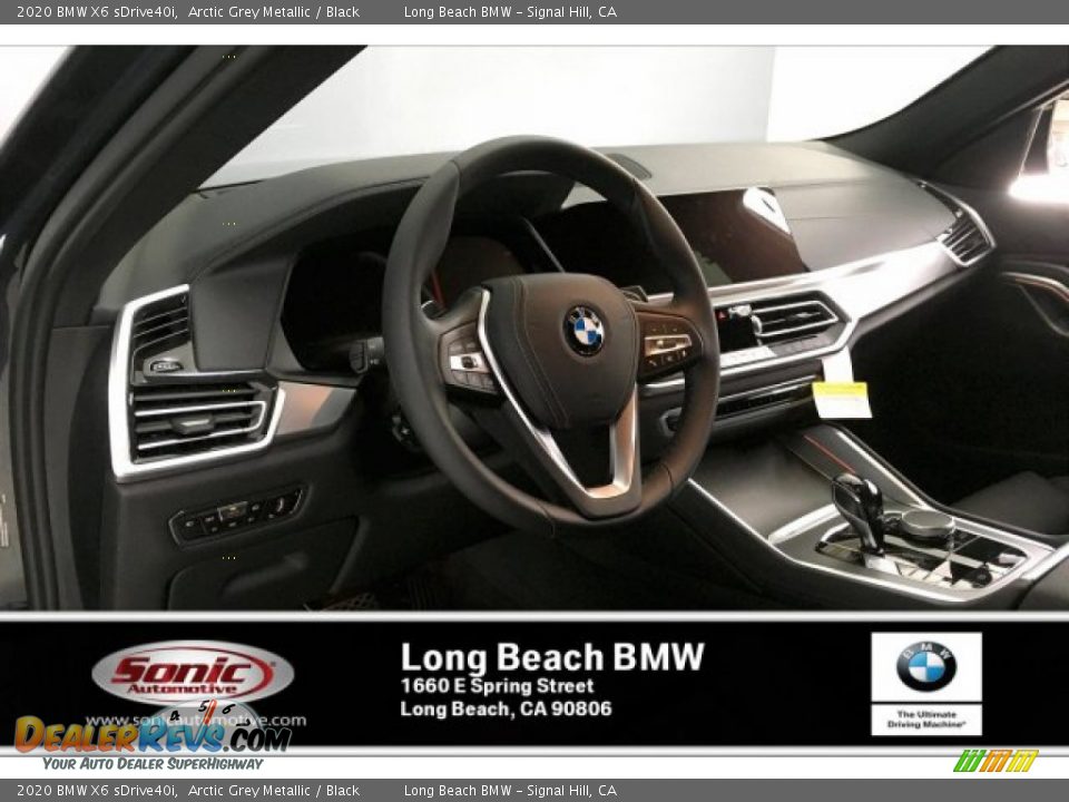 2020 BMW X6 sDrive40i Arctic Grey Metallic / Black Photo #4
