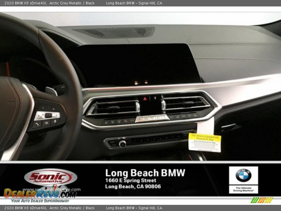 2020 BMW X6 sDrive40i Arctic Grey Metallic / Black Photo #5