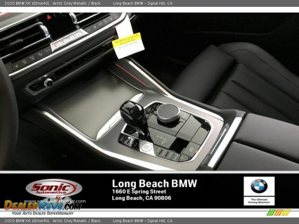 2020 BMW X6 sDrive40i Arctic Grey Metallic / Black Photo #6