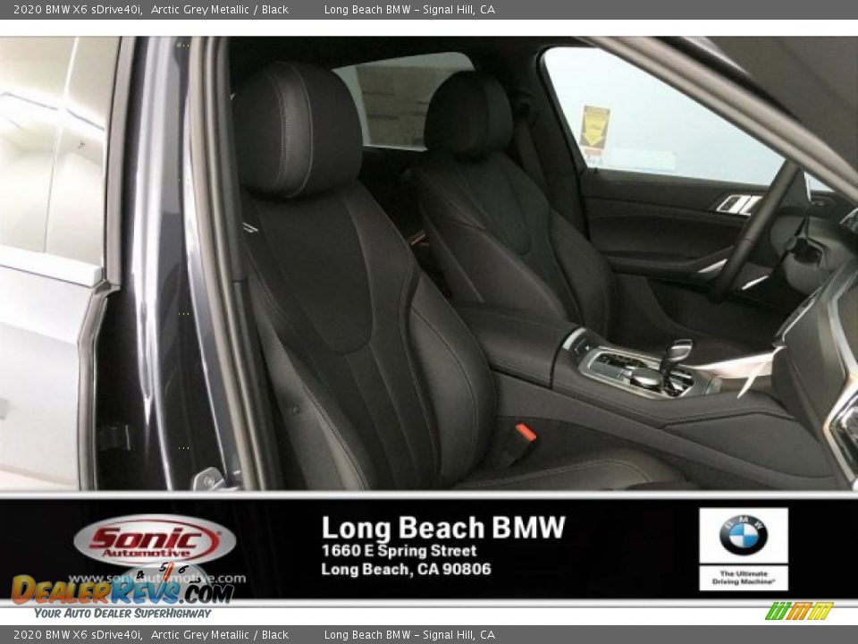 2020 BMW X6 sDrive40i Arctic Grey Metallic / Black Photo #7
