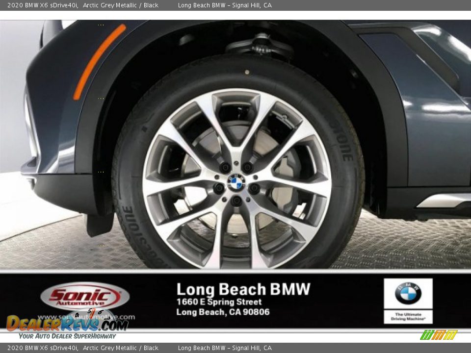 2020 BMW X6 sDrive40i Arctic Grey Metallic / Black Photo #9