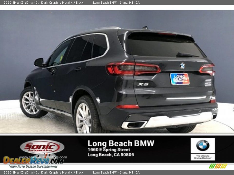 2020 BMW X5 sDrive40i Dark Graphite Metallic / Black Photo #2