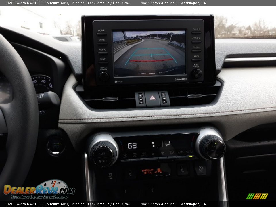2020 Toyota RAV4 XLE Premium AWD Midnight Black Metallic / Light Gray Photo #13