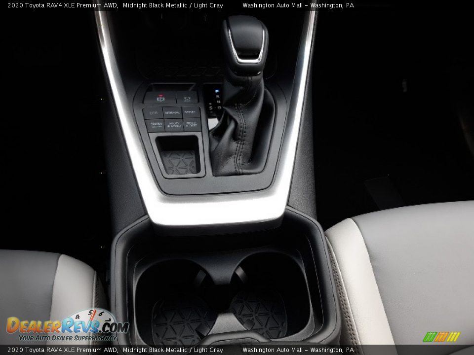 2020 Toyota RAV4 XLE Premium AWD Midnight Black Metallic / Light Gray Photo #17