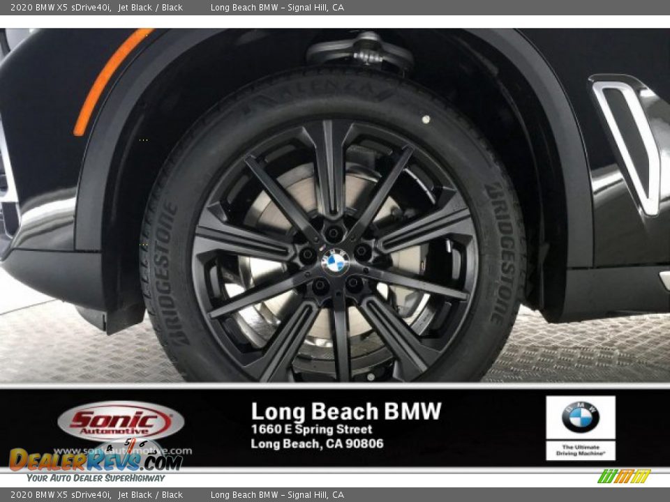 2020 BMW X5 sDrive40i Jet Black / Black Photo #9